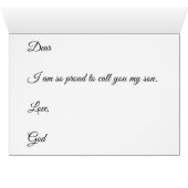 Proud to call you my son. cards (Inside Horizontal (Bottom))