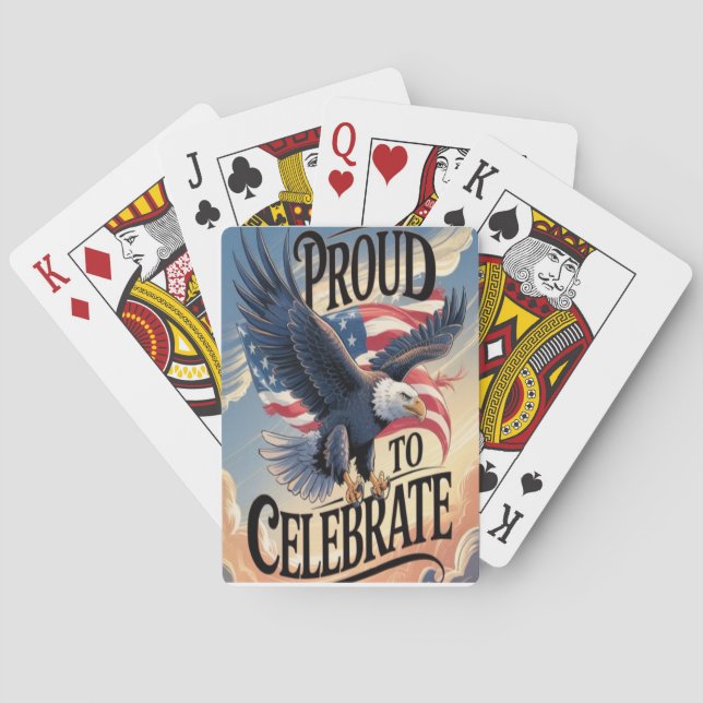 proud to celebrate poker cards (Back)