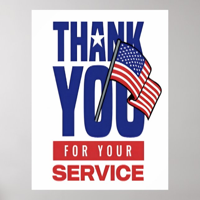 Proud to Honor America’s Veterans Poster (Front)
