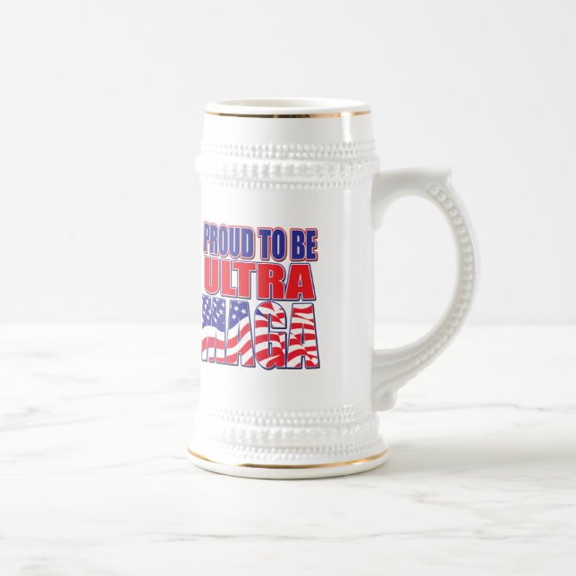 Proud To Support President Trump Beer Stein (Right)