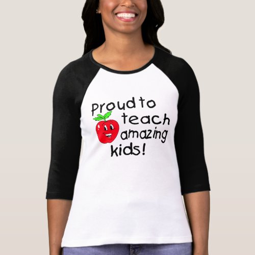 Proud To Teach Amazing Kids Apple T_Shirt