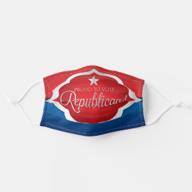 Proud to Vote Republican US Election Cloth Face Mask