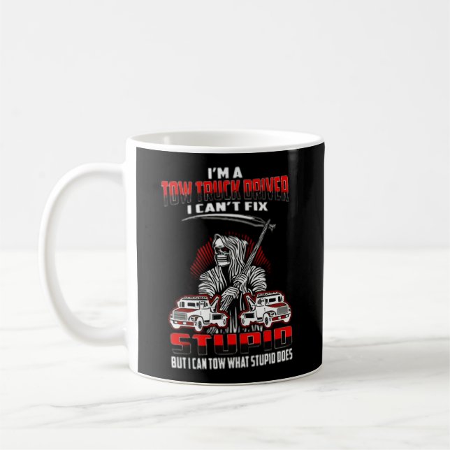 Proud Tow Truck Driver Coffee Mug (Left)