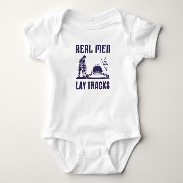Proud Track Builder Baby Bodysuit (Front)