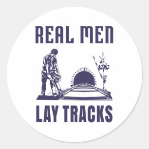 Proud Track Builder Classic Round Sticker