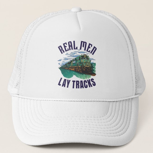 Proud Track Builder Trucker Hat (Front)