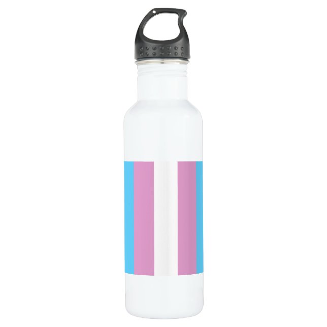 Proud Transexual Water Bottle (Front)
