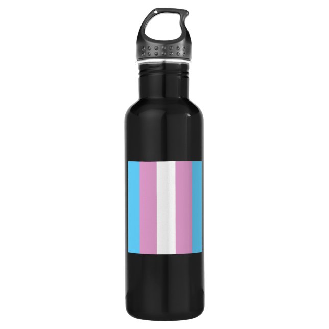 Proud Transexual Water Bottle (Front)