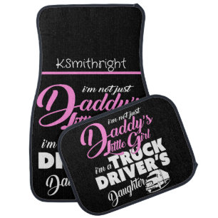 Proud Truck Driver's Daughter Car Floor Mat