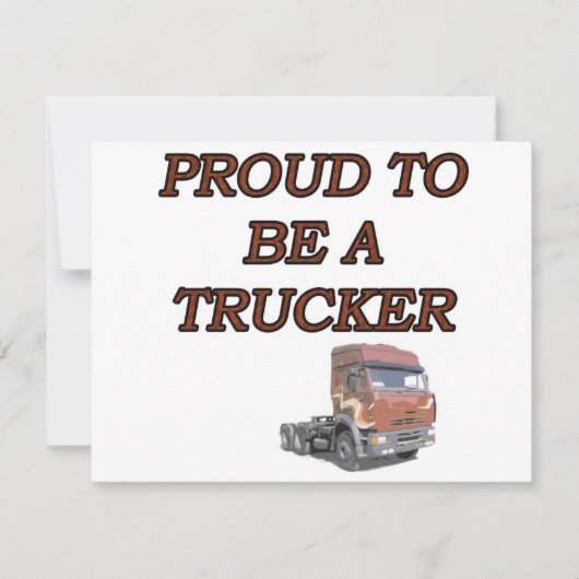 PROUD TRUCKER (Front)