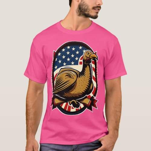 Proud Turkey Gift for Thanksgiving T_Shirt