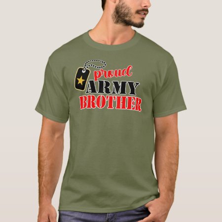 Proud U.s. Army Brother T-shirt
