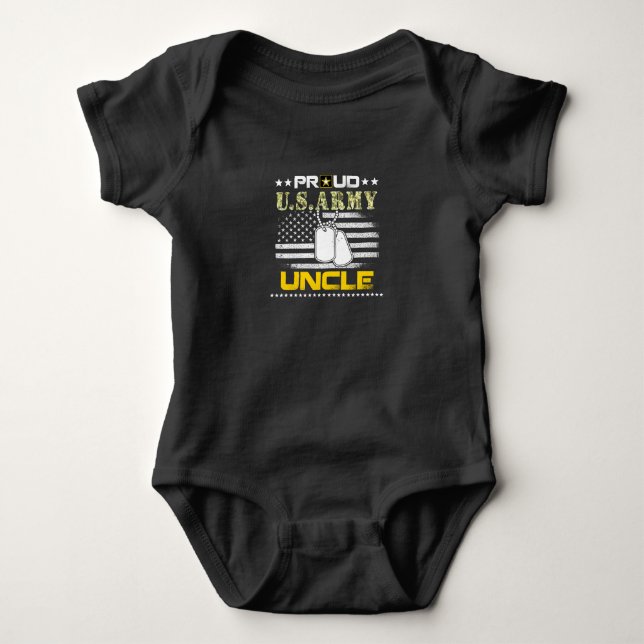 Proud U.S. Army Uncle Shirt Military Pride Long (Front)