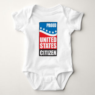 Proud U.S. Citizen Baby Bodysuit