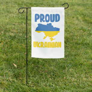 Proud Ukrainian Garden Flag