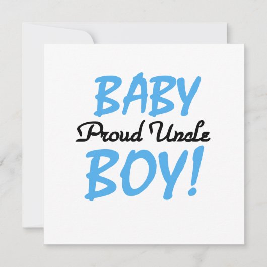 Proud Uncle Baby Boy Gifts (Front)