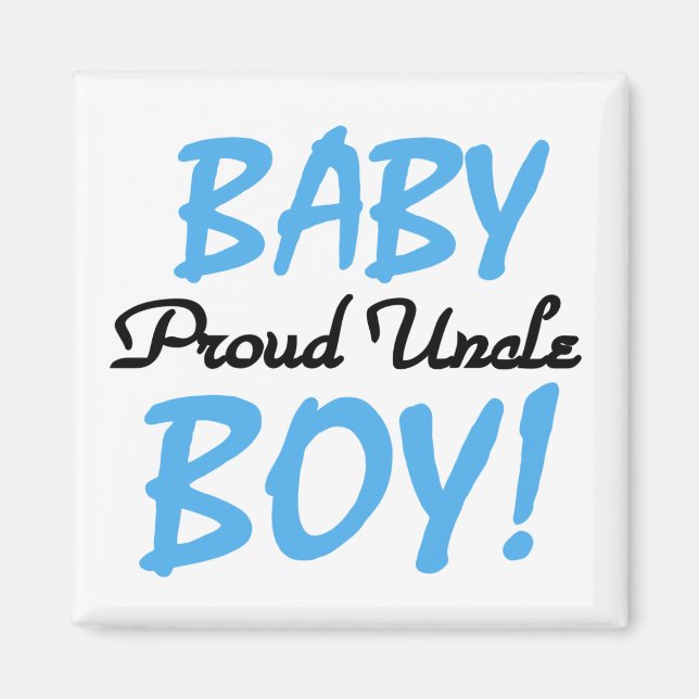Proud Uncle Baby Boy T-shirts and Gifts Magnet (Front)