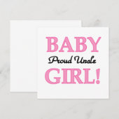 Proud Uncle Baby Girl Gifts (Front/Back)