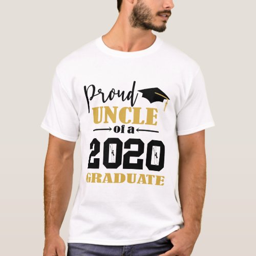 Proud Uncle of a 2020 Graduate T_Shirt
