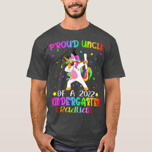 Proud Uncle Of A 2022 Kindergarten Graduate Dabbin T-Shirt
