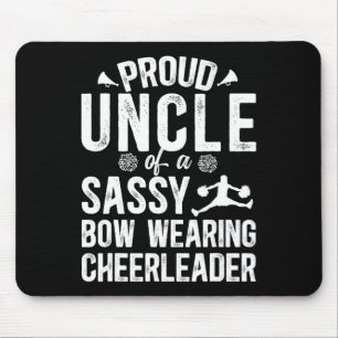 Proud Uncle Of A Cheerleader Uncle Cheer Uncle _1  Mouse Pad