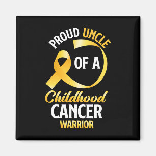 Proud Uncle Of A Childhood Cancer Warrior Nephew N Magnet