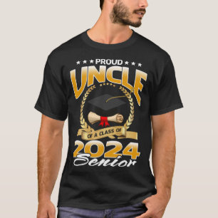 Proud Uncle Of A Class Of 2024 Senior T-Shirt