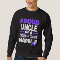 Proud Uncle Of A Crohn's & Colitis Warrior Sweatshirt