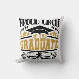 Proud Uncle Of The Graduate Throw Pillow