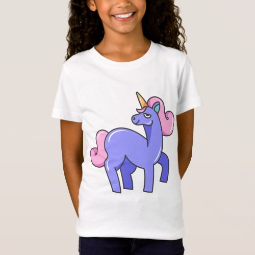Proud unicorn cartoon T_Shirt