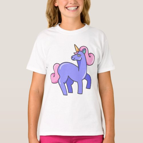 Proud unicorn cartoon T_Shirt