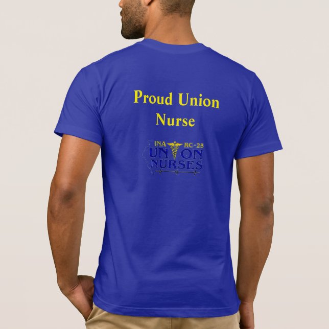 Proud Union Nurse RC23 T-Shirt (Back)