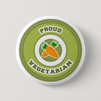 Proud Vegetarian Button