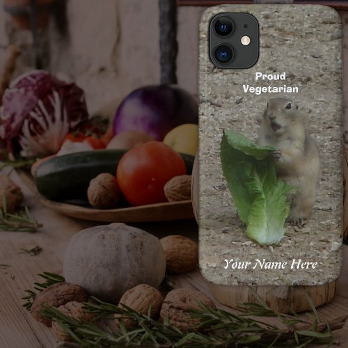 Proud Vegetarian _ Ground Squirrel iPhone 11 Case