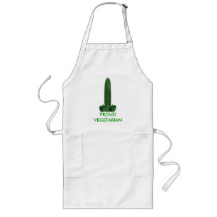 Proud Vegetarian Long Apron