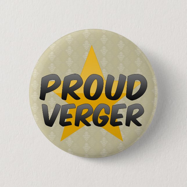 Proud Verger Button (Front)