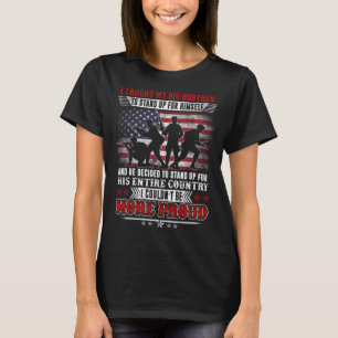 Proud Vet Military I Taught My Big Brother How to T-Shirt