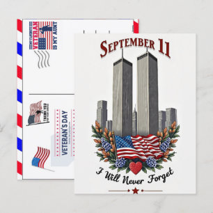 Proud Veteran 250 Years America 1776 2026 Holiday Postcard