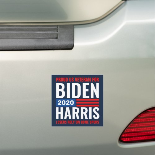 Proud Veterans for Biden Harris 2020 Election Car Magnet