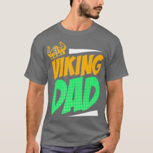 Proud Viking Warrior With Beard Helmet 4 T-Shirt