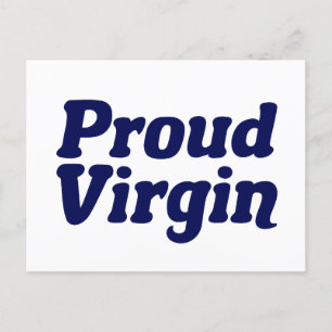 Proud Virgin Christian Abstinence Postcard