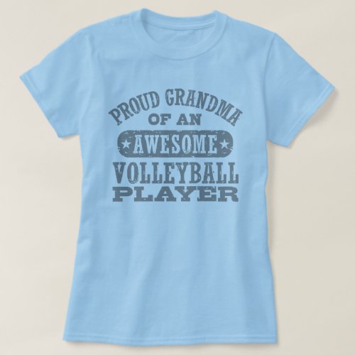 Proud Volleyball Grandma T_Shirt