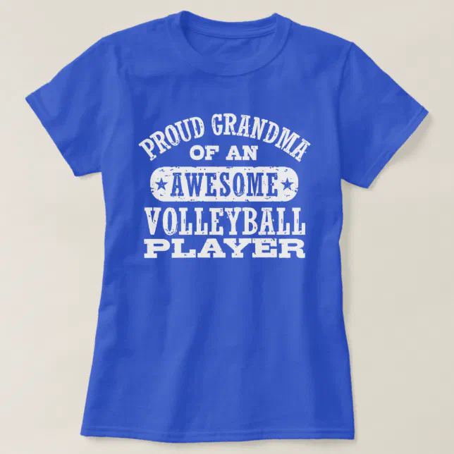 Proud Volleyball Grandma TShirt Zazzle