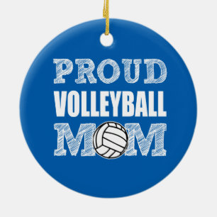 Proud Volleyball Mom ornament