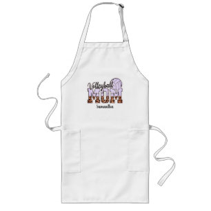Proud Volleyball Mom – Serving Up Support Long Apron