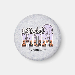 Proud Volleyball Mom – Serving Up Support Magnet
