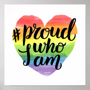 Proud Who I Am Poster