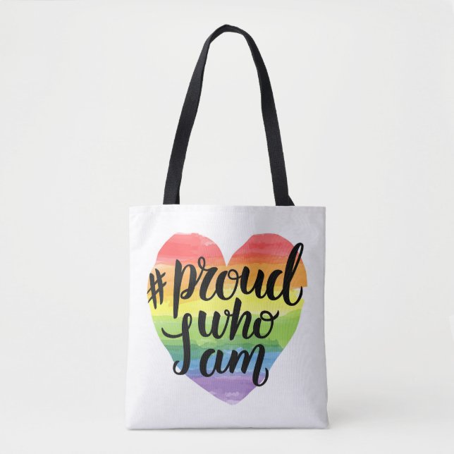 Proud Who I Am Tote Bag (Front)
