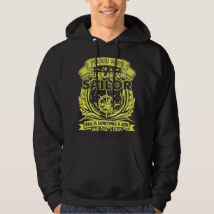 Proud Wife Freakin Awesome Sailor Sometimes Jerk  Hoodie