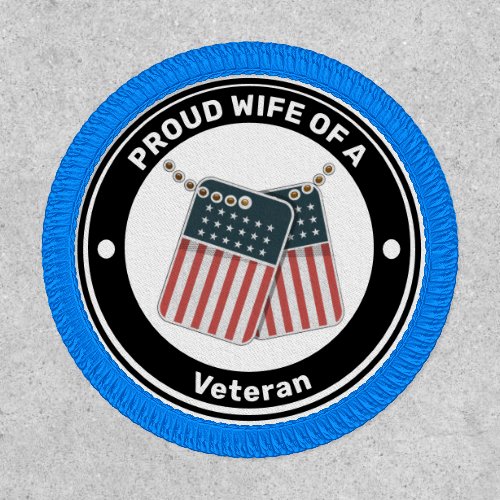 Proud Wife Of A Veteran Patch
